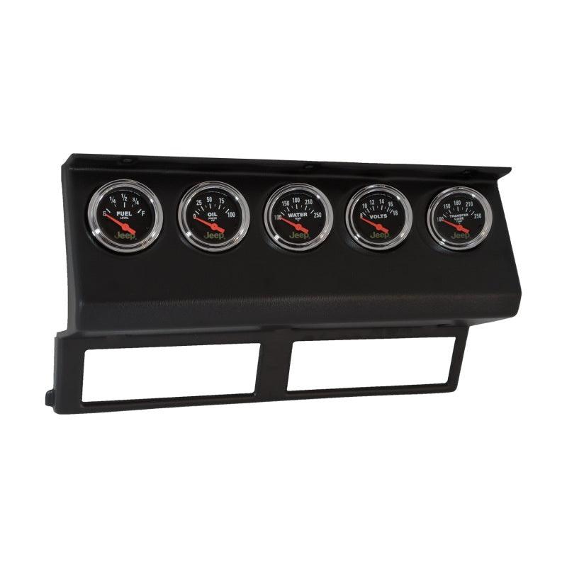 Autometer 87-96 Jeep Wrangler YJ 7pc Direct-Fit Dash Gauge Kit - Attacking the Clock Racing