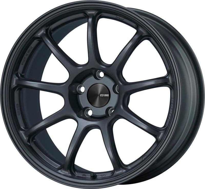 Enkei PF09 18x9.5 5x112 40mm Offset 75mm Bore Matte Gunmetal Wheel - Attacking the Clock Racing