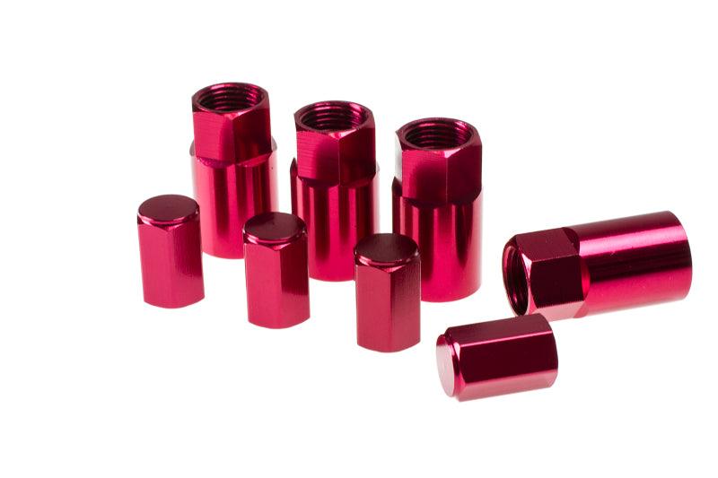 Wheel Mate Aluminum TPMS Valve Stem Cover - Red Anodize - Attacking the Clock Racing