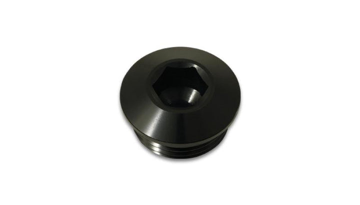 Vibrant Aluminum 34AN ORB Low Profile Port Plug - Anodized Black - Attacking the Clock Racing