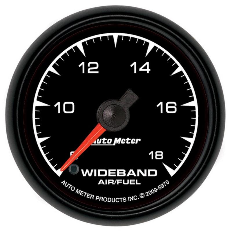 Autometer ES 52mm Full Sweep Electric 8:1-18:1 AFR Wideband Air/Fuel Ratio Gauge - Attacking the Clock Racing