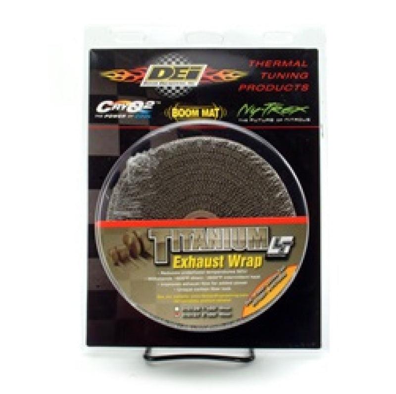 DEI Exhaust Wrap 2in x 50ft - Titanium - Attacking the Clock Racing