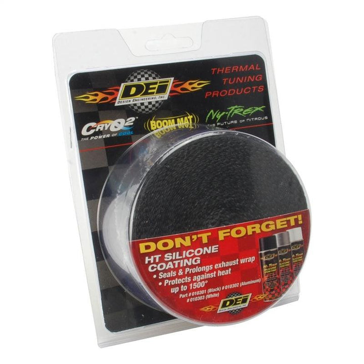 DEI Exhaust Wrap 2in x 25ft - Black - Attacking the Clock Racing