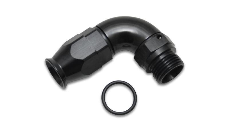 Vibrant -6AN To -8ORB 90 Degree Hose End Fitting For PTFE Hose - Attacking the Clock Racing