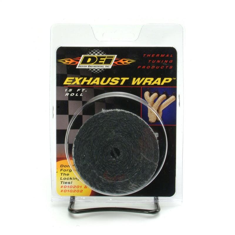 DEI Exhaust Wrap 1in x 15ft - Black - Attacking the Clock Racing