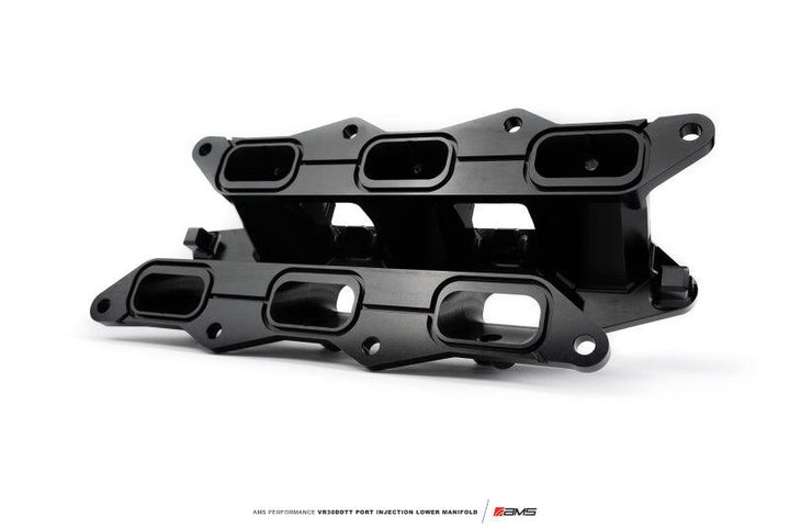 AMS Performance Infiniti Q50/Q60 Port Injection Lower Manifold - Black - Attacking the Clock Racing