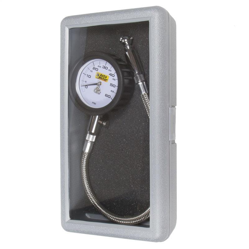 Autometer NASCAR Performance 60PSI Lo-Pressure Tire Pressure Gauge - Attacking the Clock Racing