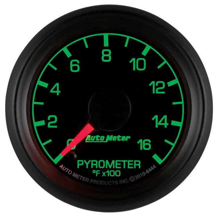 Autometer Factory Match Ford 52.4mm Full Sweep Electronic 0-1600 Deg F EGT/Pyrometer Gauge - Attacking the Clock Racing