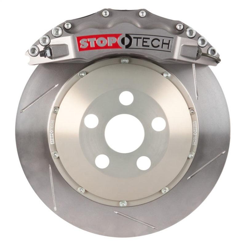 StopTech BBK 08-11 Audi S5 / 10 S4 Front 355x32 Trophy ST-60 Calipers Slotted Rotors Pads SS Lines - Attacking the Clock Racing