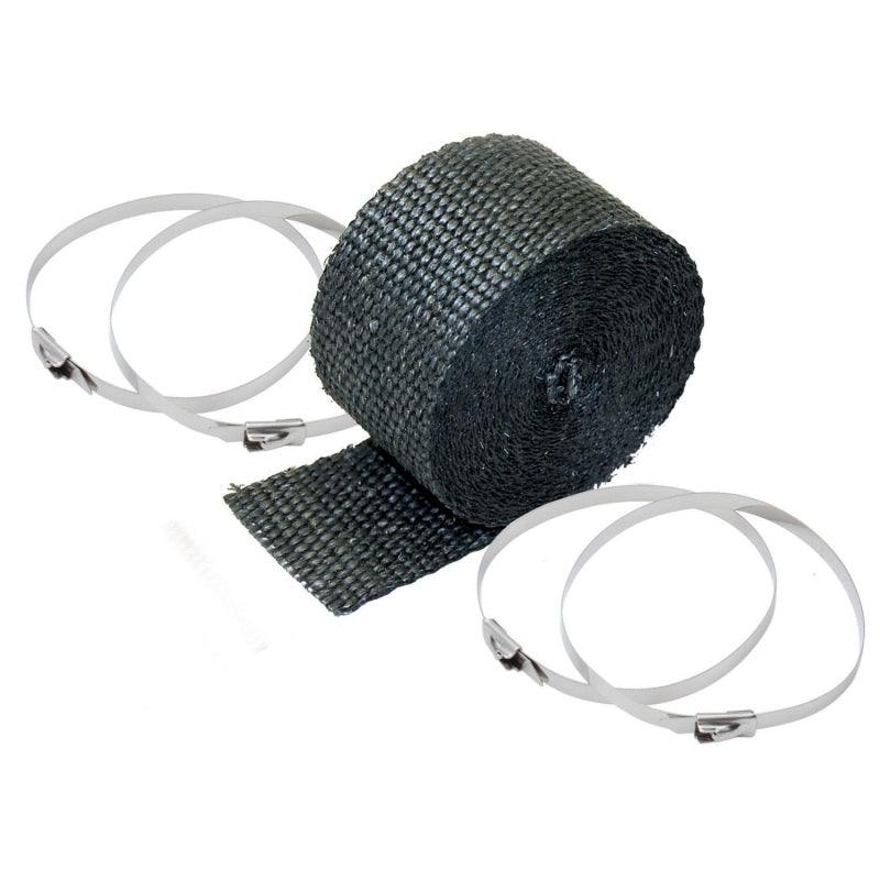 DEI Exhaust Wrap Kit - Pipe Wrap and Locking Tie - Black - Attacking the Clock Racing