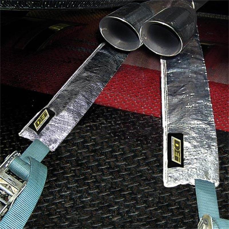 DEI Dyno Strap Heat Guard 5in w x 3ft - Aluminized - Attacking the Clock Racing