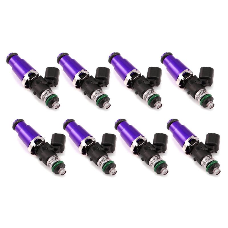 Injector Dynamics 1340cc Injectors - 60mm Length - 14mm Purple Top - 14mm Lower O-Ring (Set of 8) - Attacking the Clock Racing