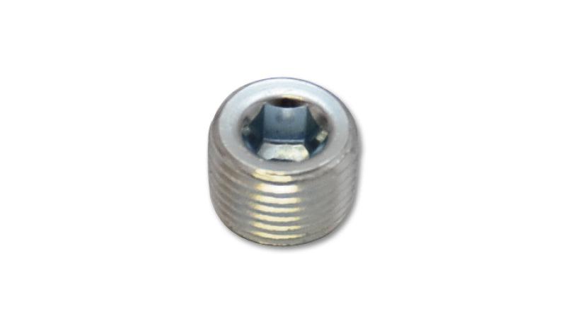 Vibrant 1/8in NPT Male Plug for EGT weld bung - Zinc Plated Mild Steel - Attacking the Clock Racing