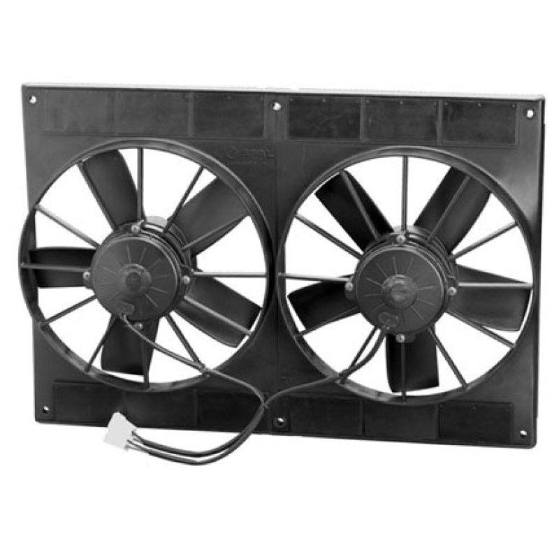 SPAL 2720 CFM 11in Dual High Performance Fan - Pull (2VA06-AP70/LL-37A) - Attacking the Clock Racing