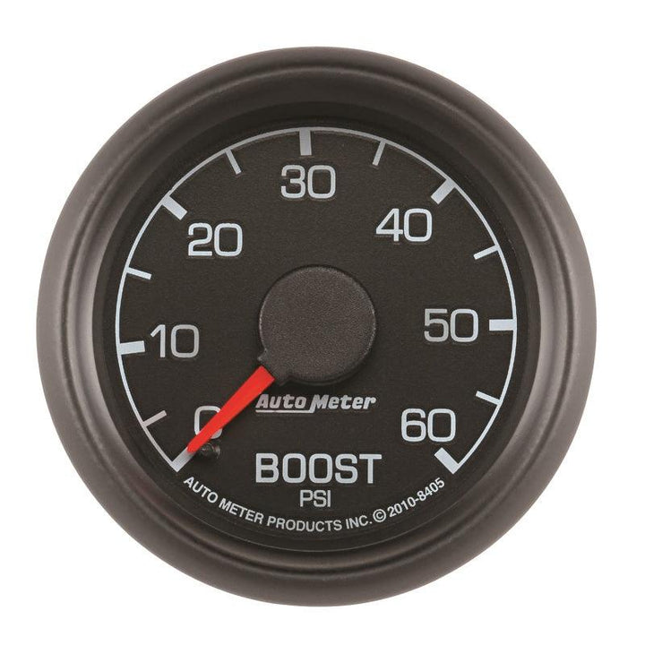 Autometer Factory Match Ford 52.4mm Mechanical 0-60 PSI Boost Gauge - Attacking the Clock Racing