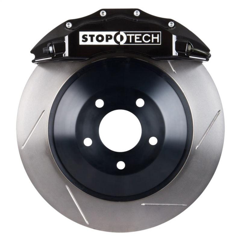 StopTech 09 Dodge Challenger R/T / 06-09 Charger SXT R/T Front Touring BBK w/ Black ST-60 Calipers - Attacking the Clock Racing