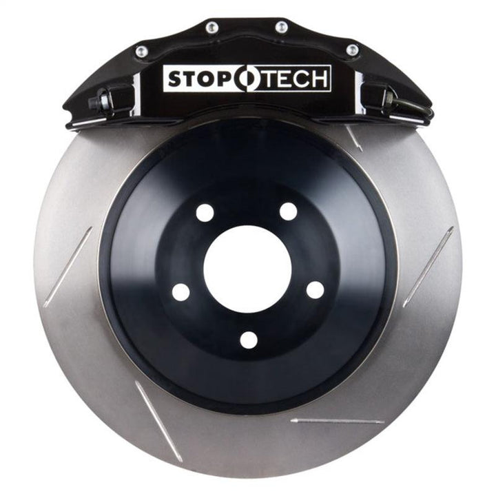 StopTech Chrysler 300C Front Touring 1-Piece BBK w/ Black ST-60 Calipers Slotted Rotor - Attacking the Clock Racing