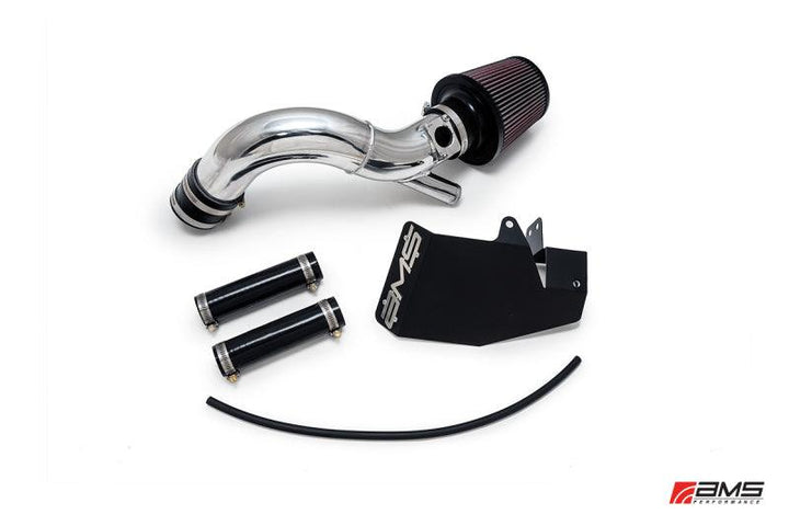 AMS Performance 08-15 Mitsubishi EVO X Replacement Intake Pipe w/MAF Housing & Bungs - Polished - Attacking the Clock Racing