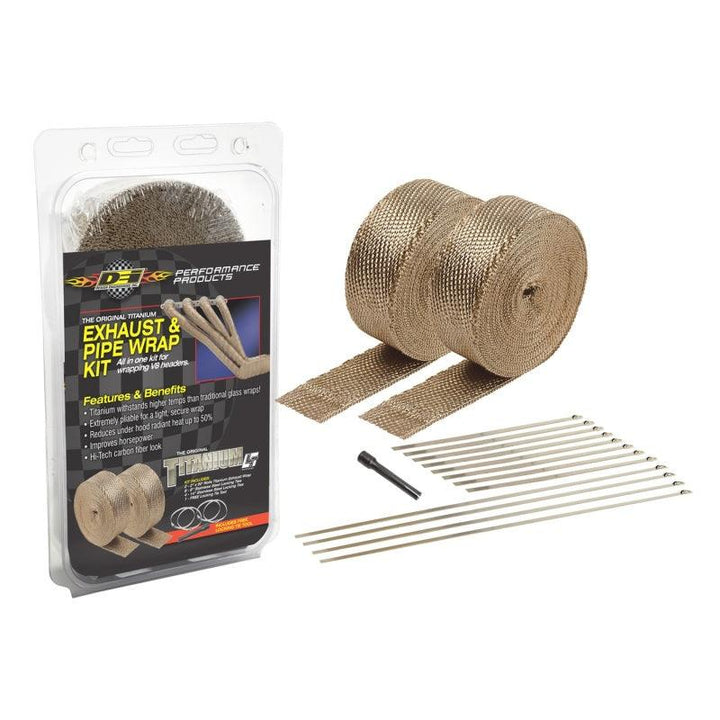 DEI Exhaust Wrap Kit - Titanium - Attacking the Clock Racing