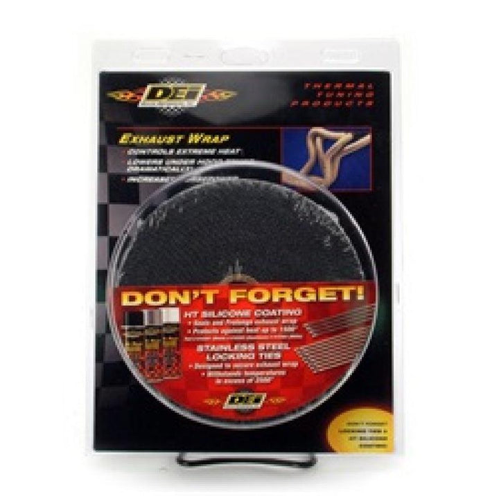 DEI Exhaust Wrap 2in x 50ft - Black - Attacking the Clock Racing