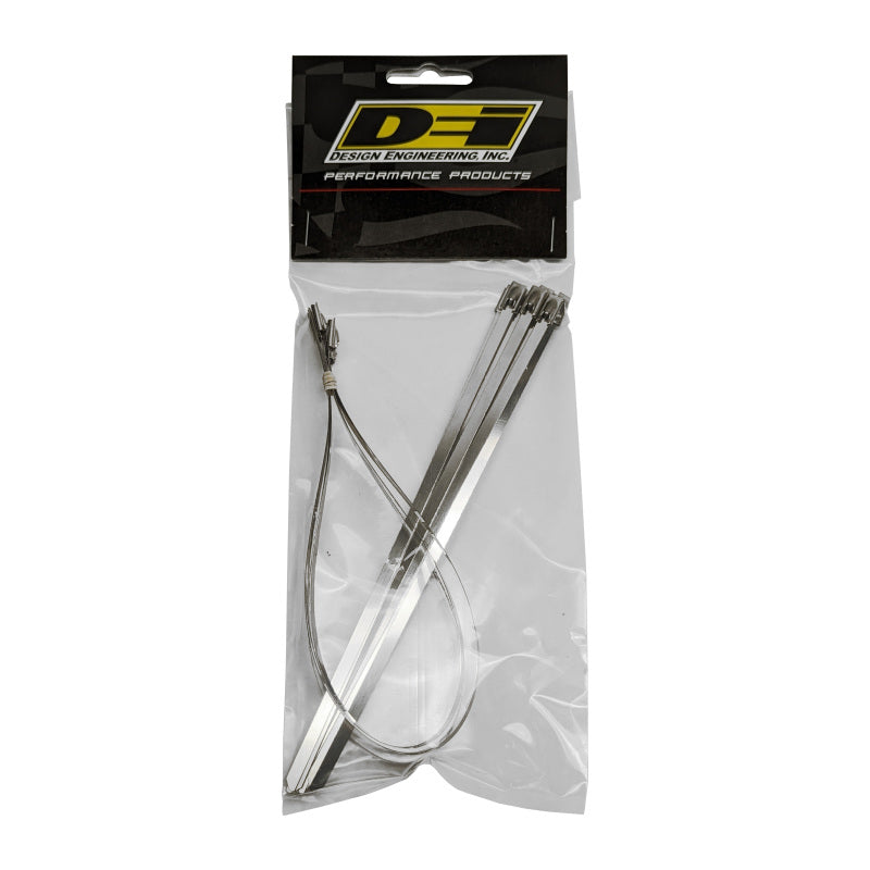 DEI Stainless Steel Locking Tie Eight 8in and Four 14in per pack