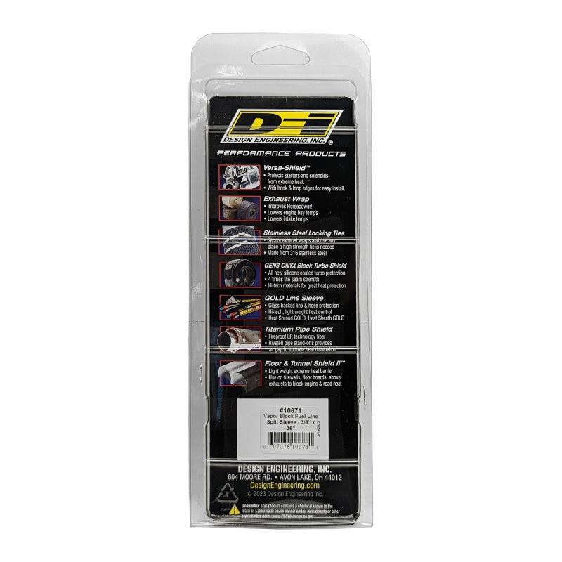 DEI Vapor Block Sleeve 3/8in x 36in - Attacking the Clock Racing