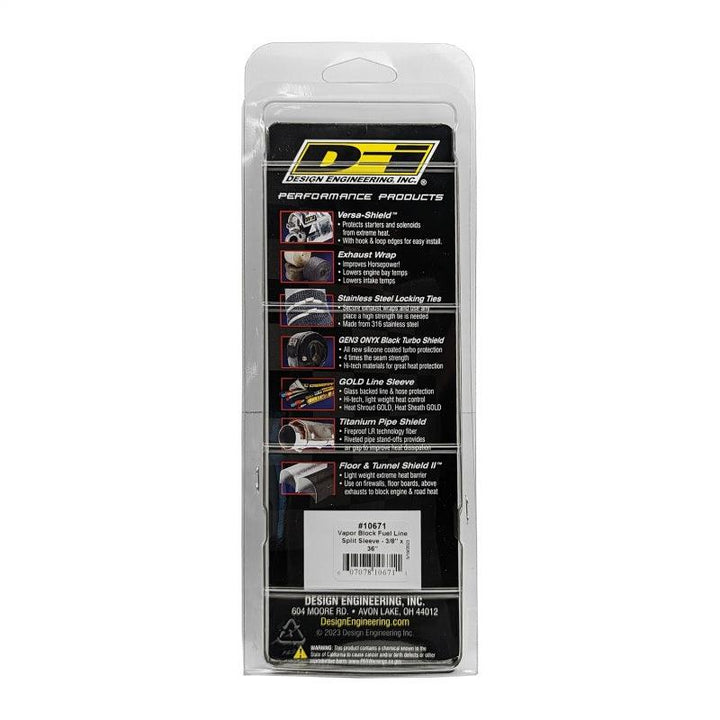 DEI Vapor Block Sleeve 3/8in x 36in - Attacking the Clock Racing