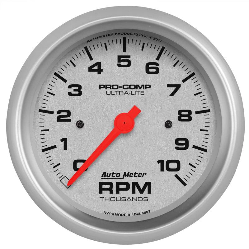 Autometer Ultra-Lite 87.5mm 10K RPM In Dash Tach - Attacking the Clock Racing