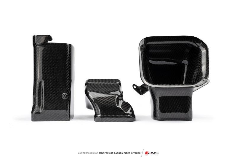 AMS Performance 15-18 BMW M3 / 15-20 BMW M4 w/ S55 3.0L Turbo Engine Carbon Fiber Intake - Attacking the Clock Racing