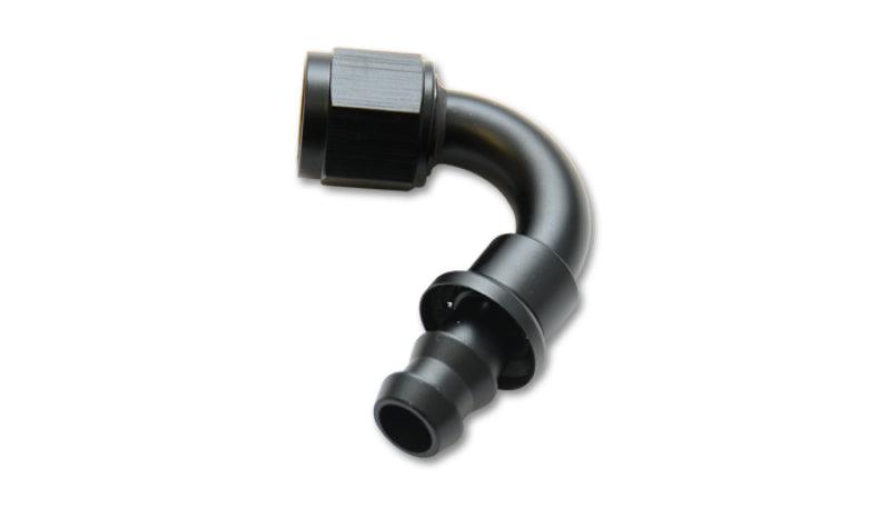 Vibrant Push-On 120 Degree Hose End Elbow Fitting - -6AN - Attacking the Clock Racing