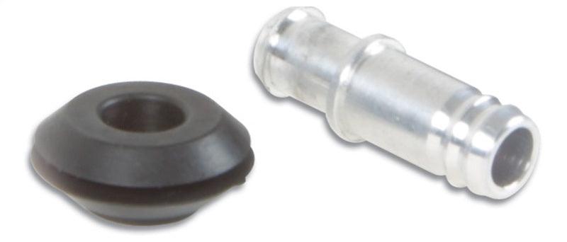 Vibrant 10mm (2/5in) O.D. Aluminum Vacuum Hose Fitting (includes Rubber Grommet) - Attacking the Clock Racing