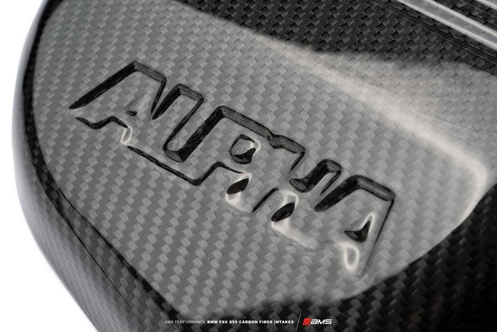 AMS Performance 15-18 BMW M3 / 15-20 BMW M4 w/ S55 3.0L Turbo Engine Carbon Fiber Intake - Attacking the Clock Racing