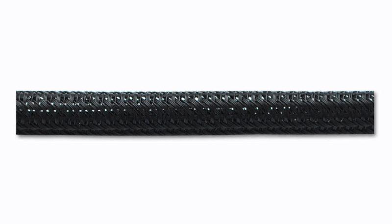 Vibrant 1/2in O.D. Flexible Split Sleeving (10 foot length) Black - Attacking the Clock Racing