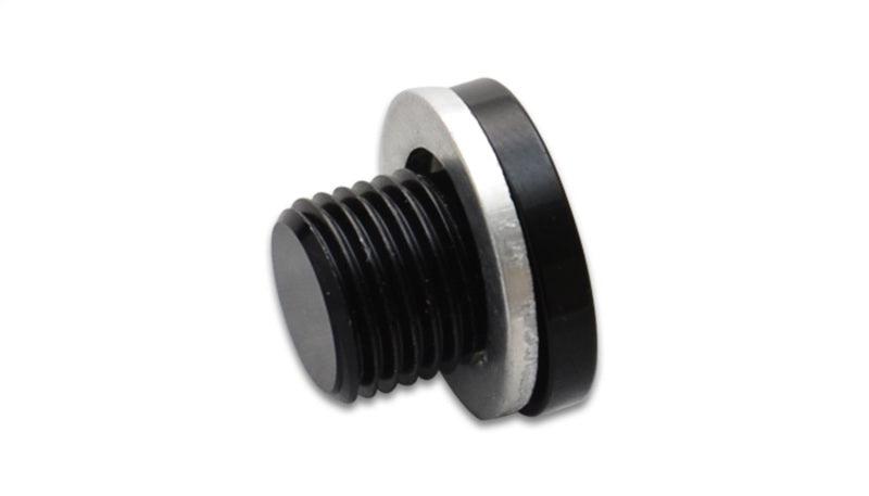 Vibrant M18 x 1.5 Metric Aluminum Port Plug with Crush Washer - Attacking the Clock Racing