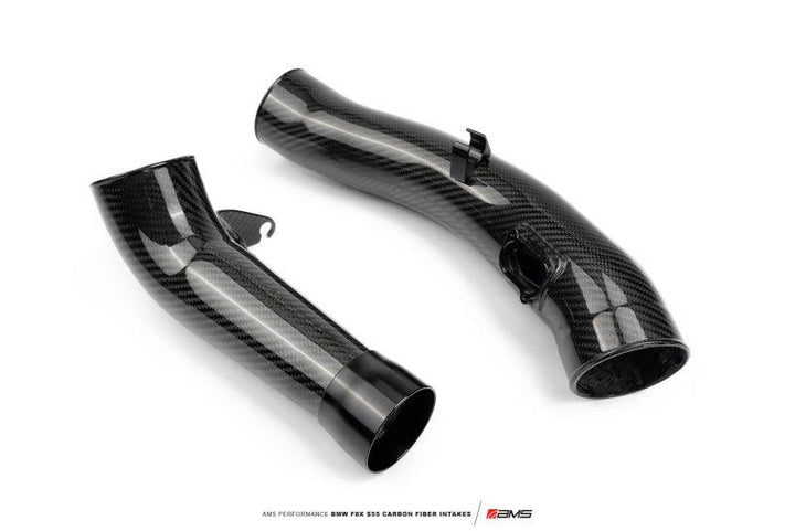 AMS Performance 15-18 BMW M3 / 15-20 BMW M4 w/ S55 3.0L Turbo Engine Carbon Fiber Intake - Attacking the Clock Racing