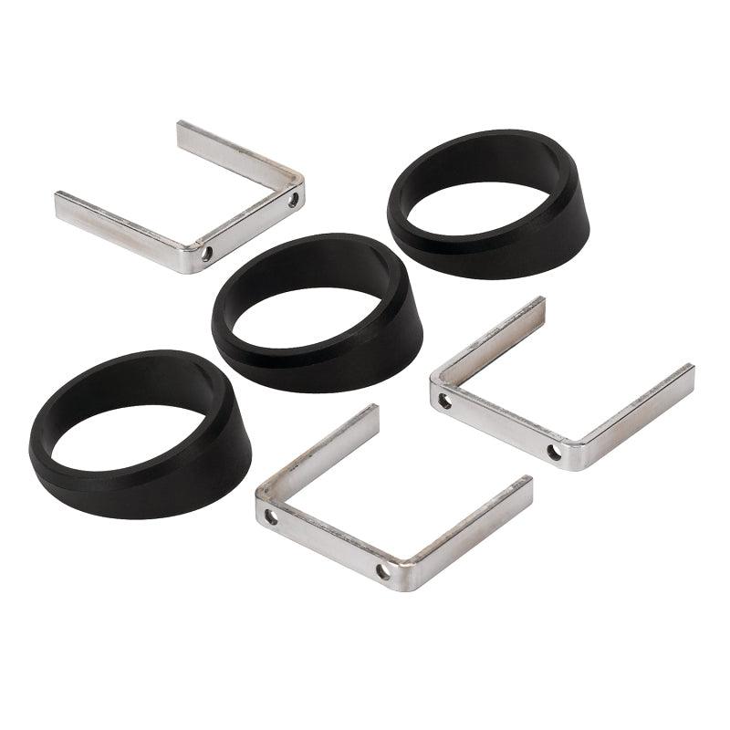 Autometer or Autogage 2-1/16in Black Angle Rings -- 3 Pack - Attacking the Clock Racing