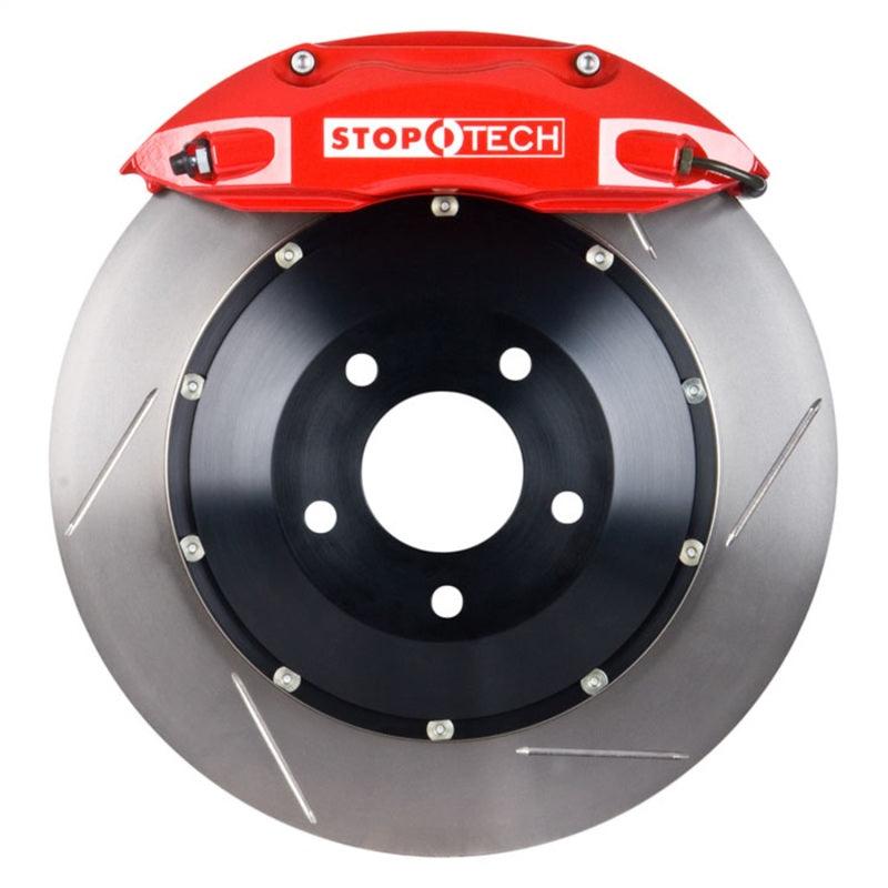 StopTech BBK 95-99 BMW M3 (E36) / 98-02 MZ3 Coupe/Roadster Front 4 Piston 332x32 Red Slotted Rotors - Attacking the Clock Racing