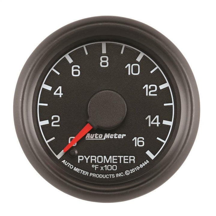 Autometer Factory Match Ford 52.4mm Full Sweep Electronic 0-1600 Deg F EGT/Pyrometer Gauge - Attacking the Clock Racing