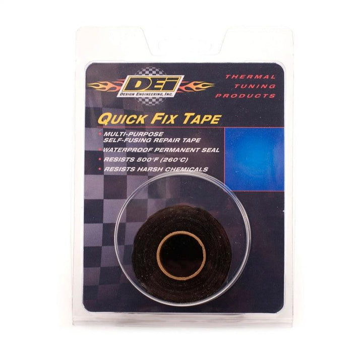 DEI Quick Fix Tape 1in x 12ft - Black - Attacking the Clock Racing