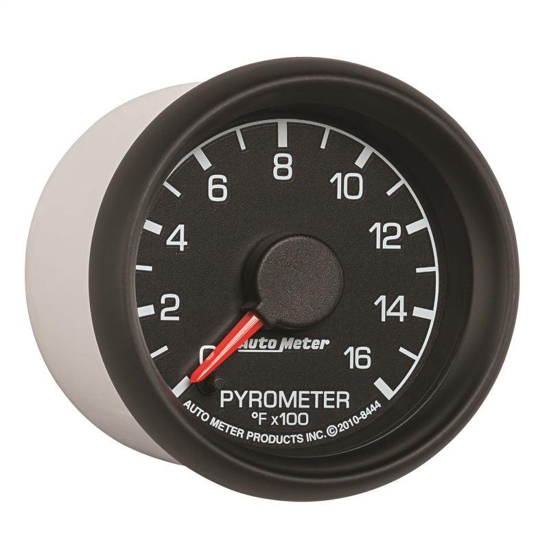 Autometer Factory Match Ford 52.4mm Full Sweep Electronic 0-1600 Deg F EGT/Pyrometer Gauge - Attacking the Clock Racing