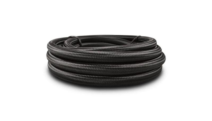 Vibrant -16 AN Black Nylon Braided Flex Hose (5 foot roll) - Attacking the Clock Racing