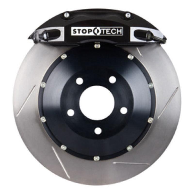 StopTech 08-13 BMW M3/11-12 1M Coupe Rear Black ST-40 Calipers 355x32 Slotted Rotors/Pads/SS Lines - Attacking the Clock Racing