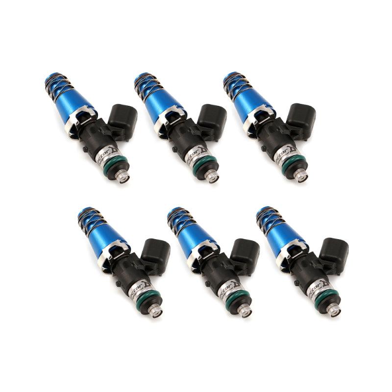 Injector Dynamics 1340cc Injectors - 60mm Length - 11mm Blue Top - 14mm Lower O-Ring (Set of 6) - Attacking the Clock Racing