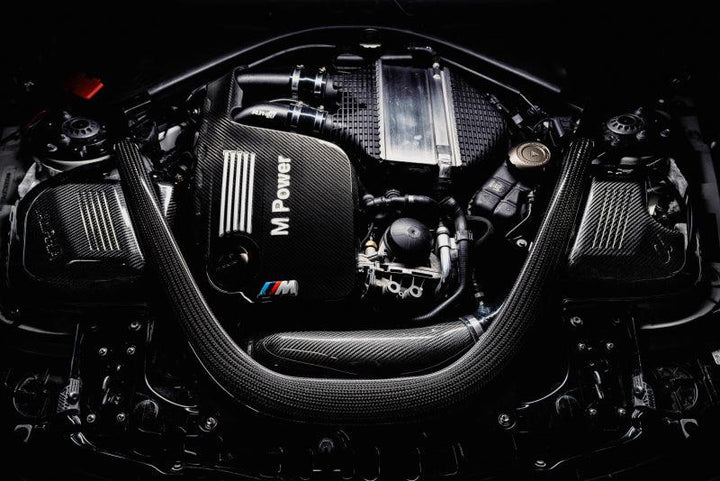 AMS Performance 15-18 BMW M3 / 15-20 BMW M4 w/ S55 3.0L Turbo Engine Carbon Fiber Intake - Attacking the Clock Racing