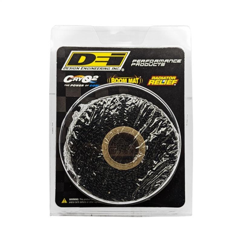 DEI Exhaust Wrap 2in x 15ft - Titanium - Black - Attacking the Clock Racing