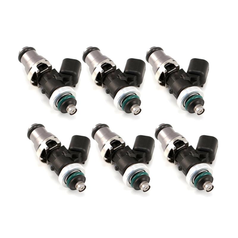 Injector Dynamics 1340cc Injectors-48mm Length-14mm Grey Top-14mm L O-Ring(R35 Low Spacer)(Set of 6) - Attacking the Clock Racing