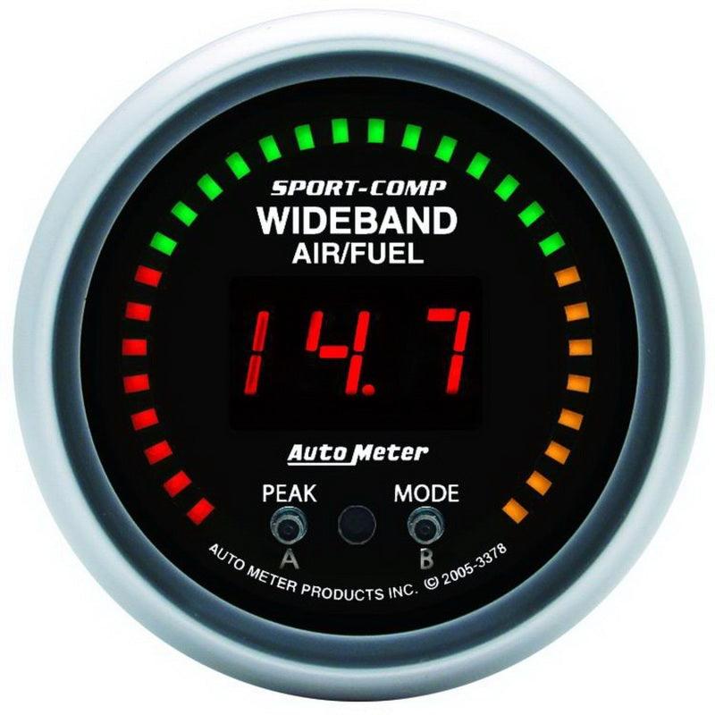 Autometer Sport-Comp 52mm Wideband Air/Fuel Gauge - Attacking the Clock Racing