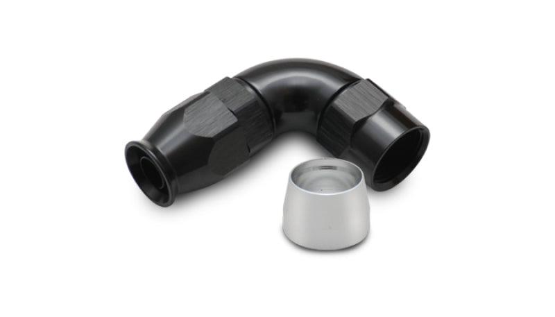 Vibrant 90 Degree High Flow Hose End Fitting for PTFE Lined Hose -16AN - Attacking the Clock Racing