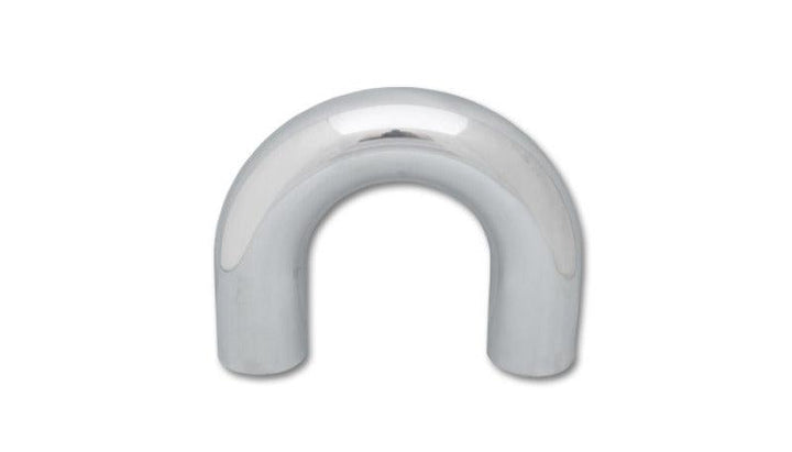 Vibrant 4in O.D. Universal Aluminum Tubing (180 degree Bend) - Polished - Attacking the Clock Racing