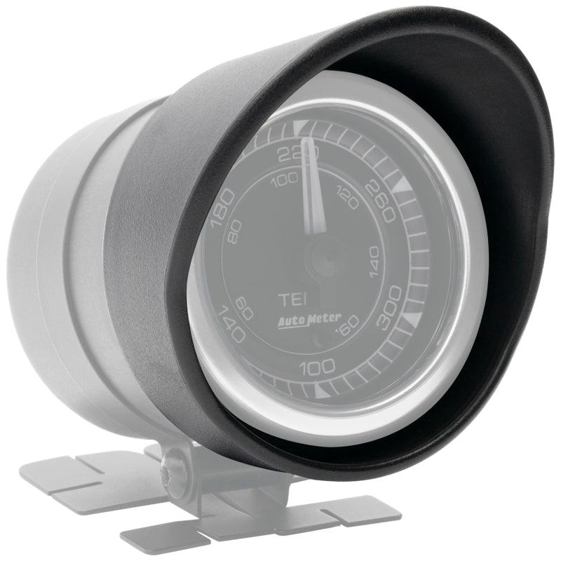 AutoMeter Gauge Visor 2-1/16in - Black - Attacking the Clock Racing